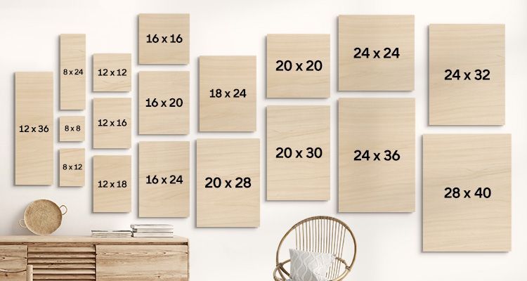 Personalisierte Holzdrucke