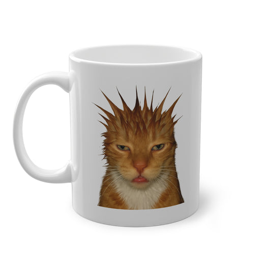 Mugshot Orange Cat