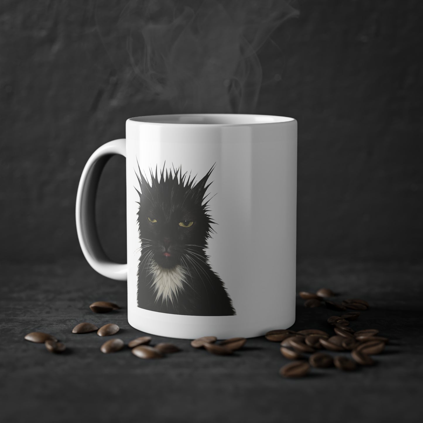 Mugshot Black Cat
