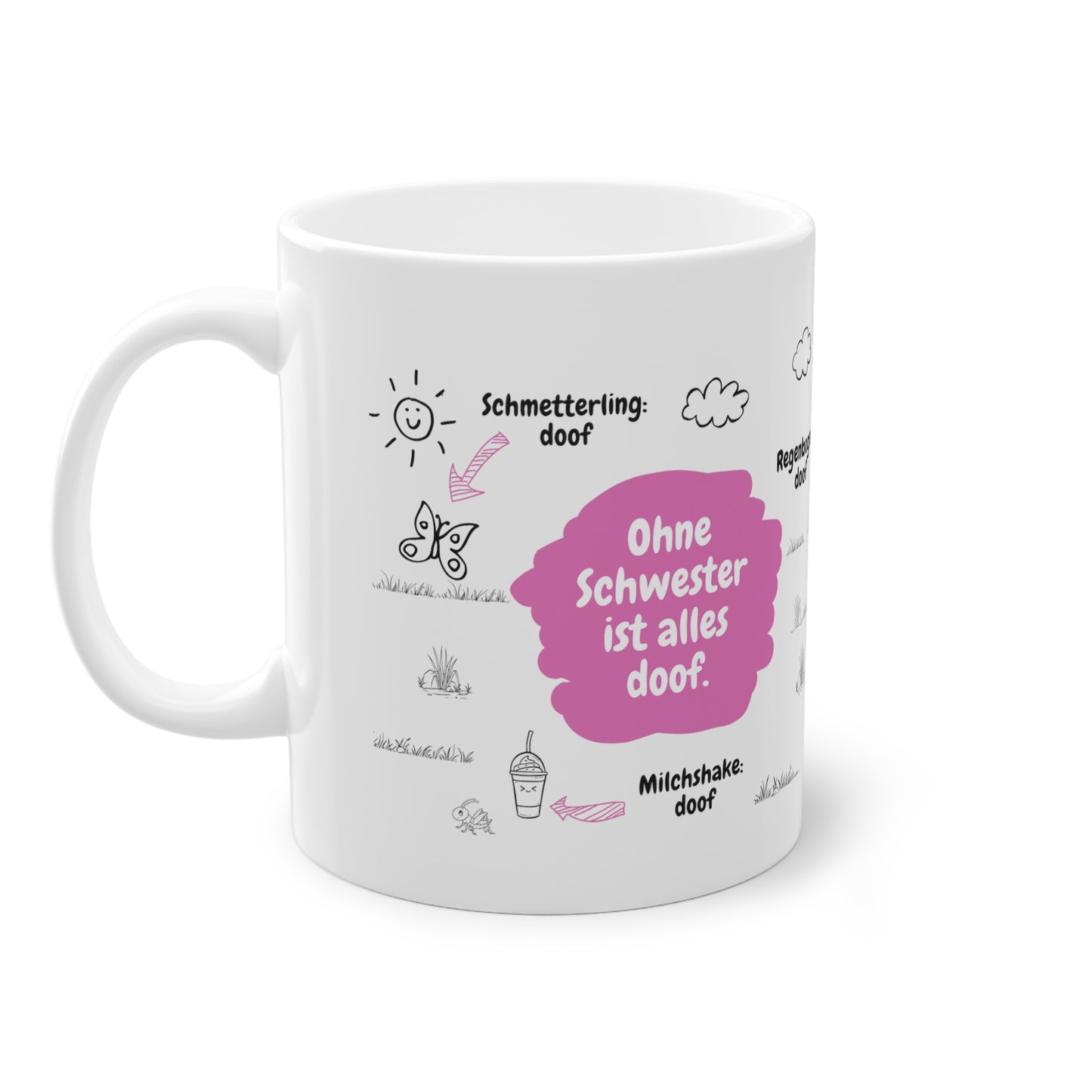 Ohne Schwester ist doof.