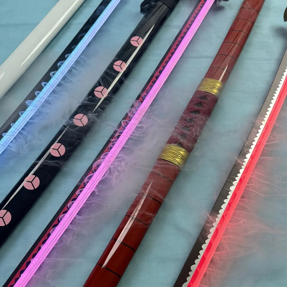 Katana Anime Schwert mit LED & Nebel-Smoke Effekt