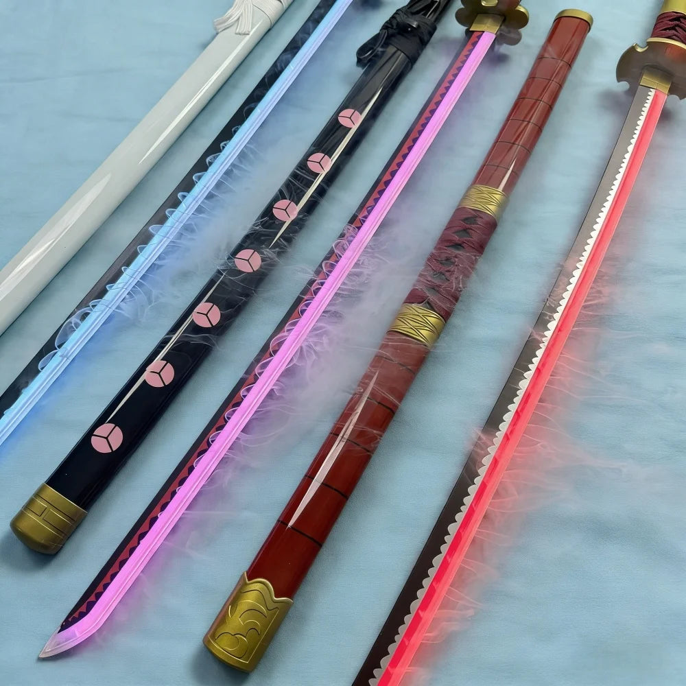 Katana Anime Schwert mit LED & Nebel-Smoke Effekt