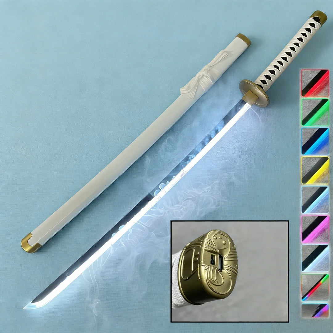 Katana Anime Schwert mit LED & Nebel-Smoke Effekt